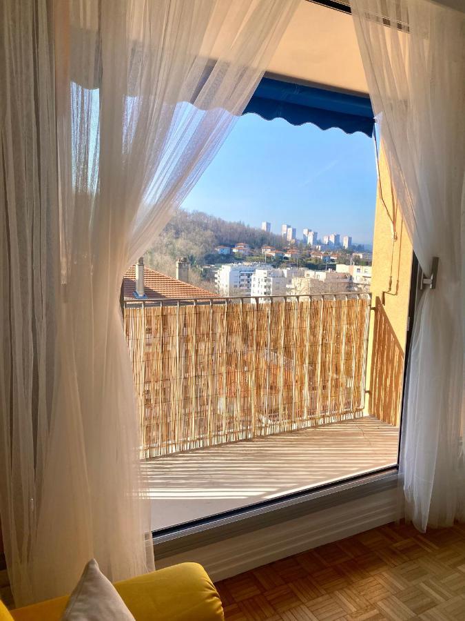 Bergson Top - Appart 80M2, 2 Grandes Chambres, Entierement Renovee Et Equipee, Lumineux, Wifi, Balcon, Calme, Vue Imprenable Σαιντ-Ετιέν Εξωτερικό φωτογραφία